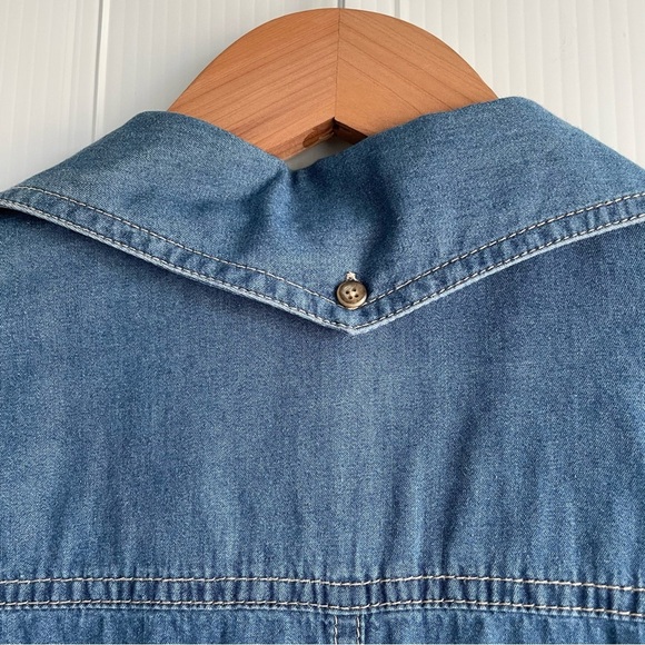 Pendleton Blue Denim Shirt button down western style jean shirt - Picture 9 of 9